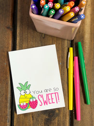 RTS: Fruit Small Notepad