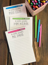 Flair Pen Note From Personalized Notepad