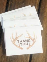 Antler Thank You Note Cards