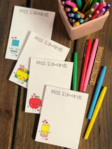 School Pals Teacher Small Notepad Set