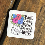 Trust in the Lord Vase Magnet