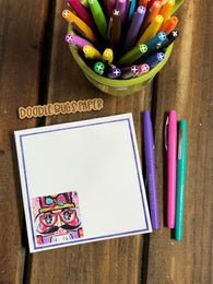 Christmas Nutcracker Square Notepad