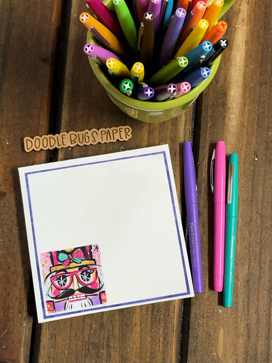 Christmas Nutcracker Square Notepad