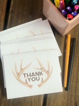 Antler Thank You Note Cards
