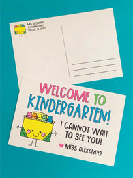 Crayon Box Pal Personalized Teacher Postcards