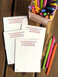 4 Trust in the Lord Small Notepads
