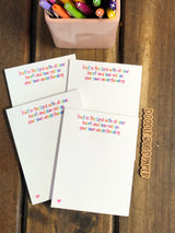 4 Trust in the Lord Small Notepads