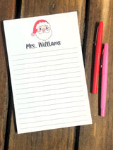 Santa Head Personalized Notepad