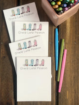 Cowgirl Boots Personalized Notepad