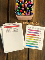A Note From Flair Pen Personalized Notepad