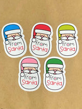 Santa Die Cut Stickers