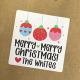 Hanging Ornaments Christmas Stickers
