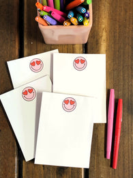 4 Heart Eyes Small Notepads