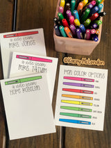 A Note From Flair Pen Personalized Notepad