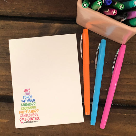 RTS: Fruit of the Spirit Small Notepad