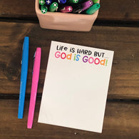 RTS: Life is Hard God is Good Small Notepad