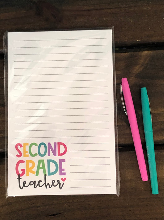 RTS: Second Grade Teacher  Large Notepad