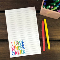 RTS: I Love Kindergarten Large Notepad