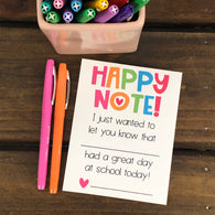RTS: Happy Note Teacher Fill in the Blank Small Notepad