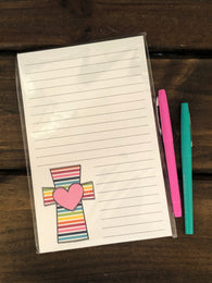 RTS: Rainbow Cross Large Notepad