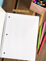 Santa's List Side Spiral Notebook