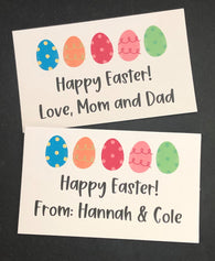 Easter Eggs Treat Tags