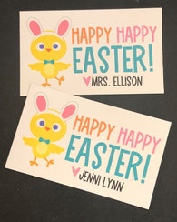 Dancing Chick Easter Treat Tags