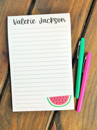 Watermelon Personalized Notepad