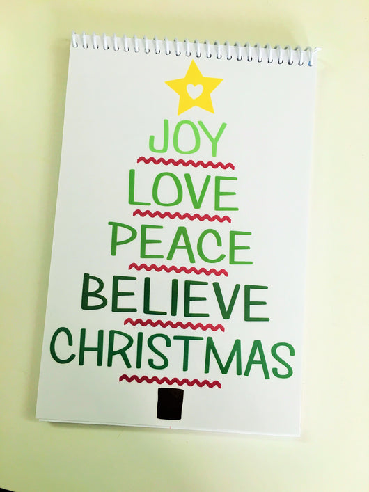 Christmas Word Tree Notebook