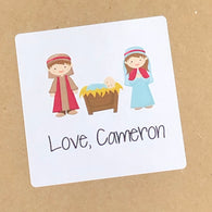 Sweet Nativity Christmas Stickers