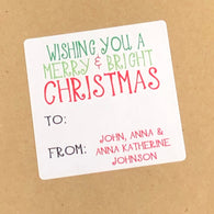Wishing You... Christmas Stickers