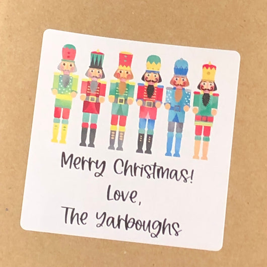 Nutcrackers Christmas Stickers