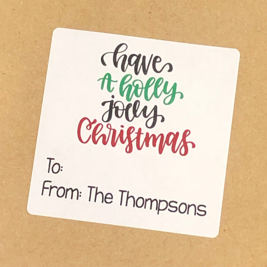 Have A Holly Jolly Christmas Stickers