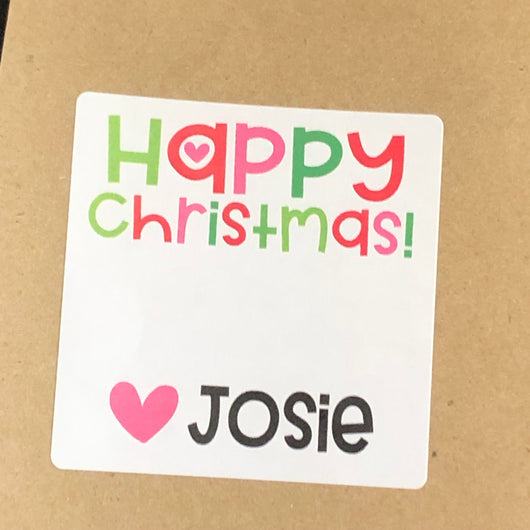 Happy Christmas Christmas Stickers