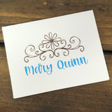 Flourish Personalized Note Cards