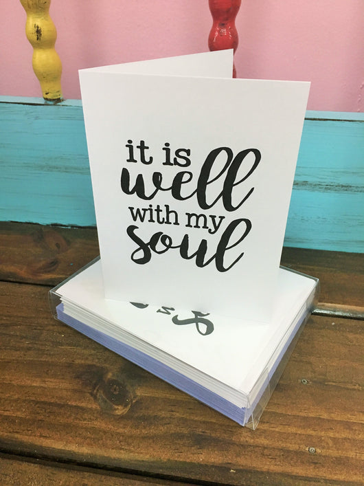 It is Well Note Cards