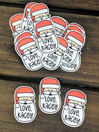 Santa Die Cut Gift Tags
