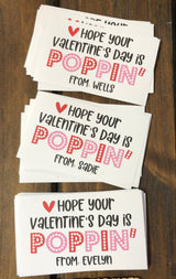 Poppin Valentine Treat Tags