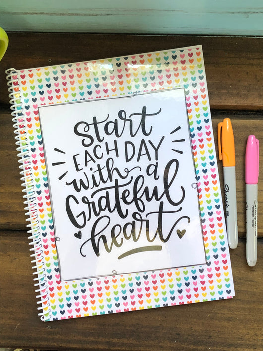 Start Each Day Side Spiral Notebook