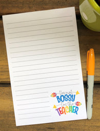 I'm Not Bossy Notepad