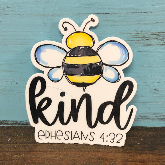 Bee Kind Vinyl Waterproof Sticker