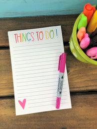 Things to Do Notepad