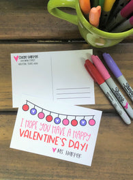 Bunting Valentine Postcards