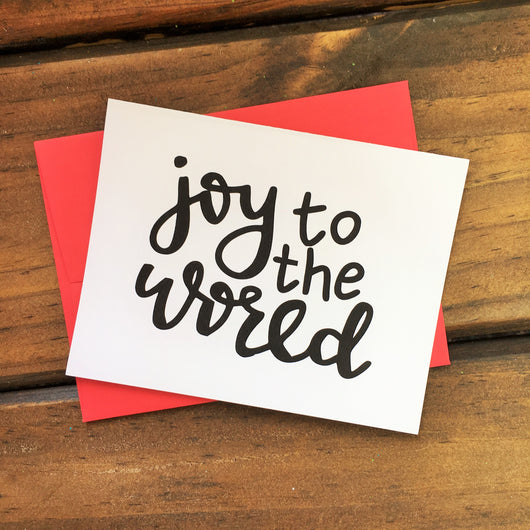 Joy to the World Note Cards