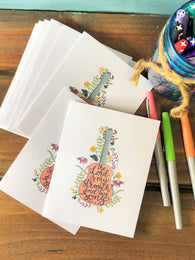 Guitar Note Cards