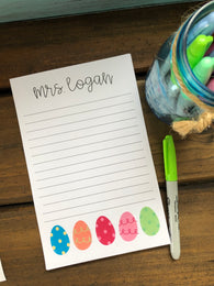 Easter Eggs Personalized Notepad