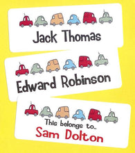 Little Car Small Name Stickers