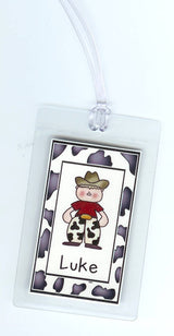 Little Cowboy Bag Tag | Luggage Tag