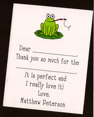 Frog Thank You Notes