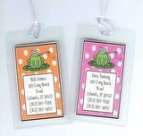 Polka Dot Initial Bag Tag | Luggage Tag